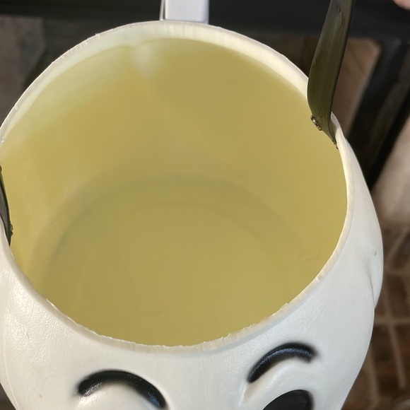 Vintage Halloween Blow Mold Candy Bucket - Empire Ghost - Picture 2 of 4